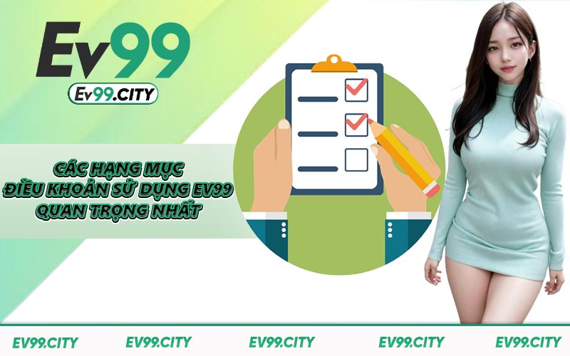 Các hạng mục điều khoản sử dụng EV99 quan trọng nhất